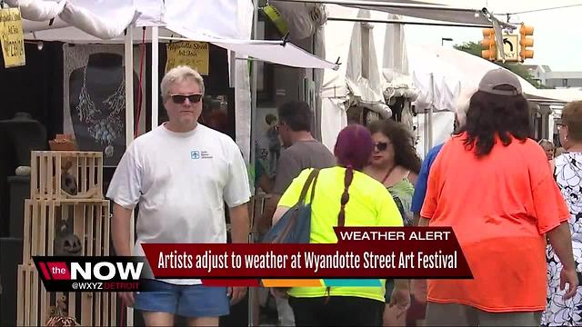 Packed crowd at Wyandotte Art Fair