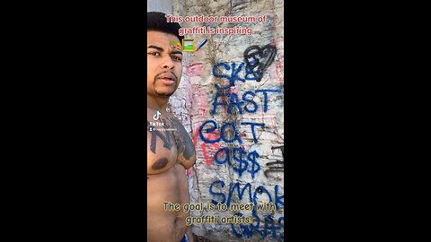 OUTDOOR MUSEUM OF GRAFFITI INSPIRATION| the best motivational bodybuilding rapper