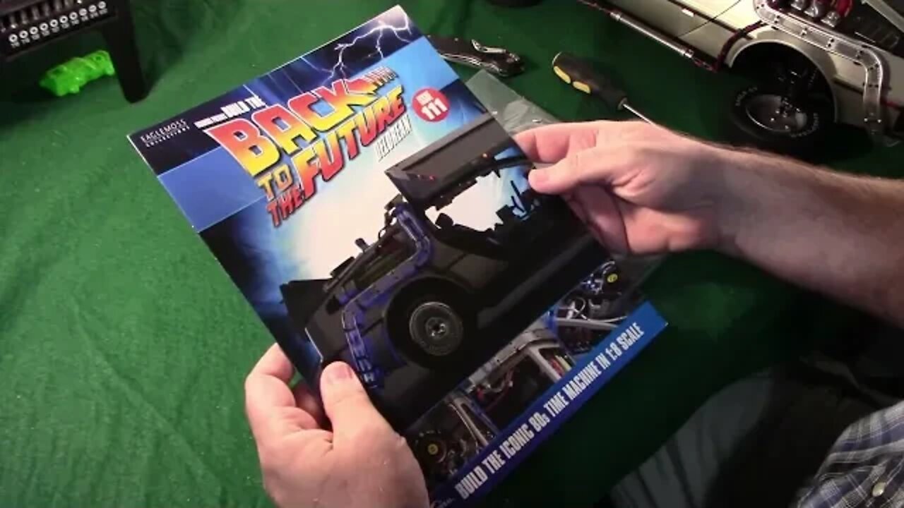 Delorean Build Issue 111 & 112 Reactor parts - Back To the Future Eaglemoss Kit