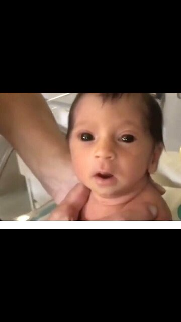 COVID-19 VACCINE BABIES WITH PURE BLACK EYES 👀 am