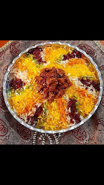 Qaime Nisar é um prato comestível originário de Qazvini