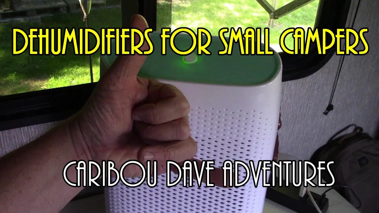 Dehumidifiers for Small Campers, Afloria and Ivation dehumidifers reviewed