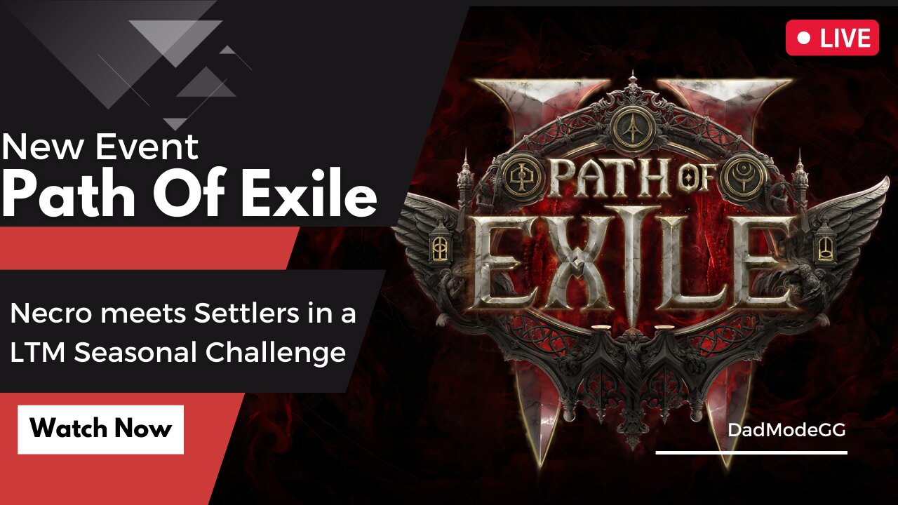 Path Of Exile LTM Necro Settler Ladder Challenge