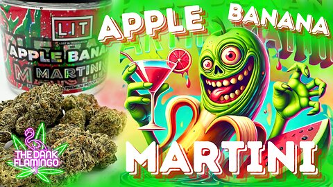 Trying Apple Banana Martini THCa from Lit Farms! The Dank Flamingo Cannabis Review!!