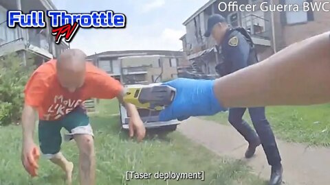 Guy Rushes Officer After Being Tazed!!