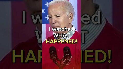 BIDEN stars SCREAMING for No Reason #shortsvideo