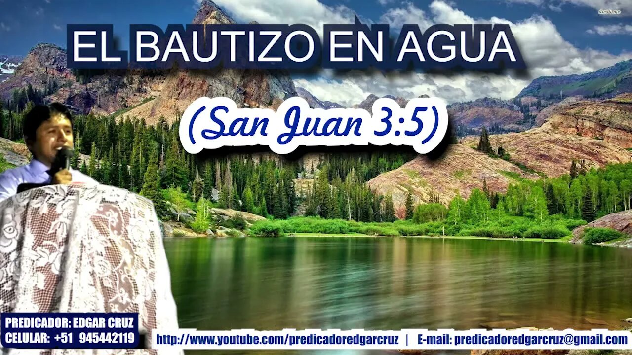 EL Bautizo en Agua - EDGAR CRUZ MINISTRIES