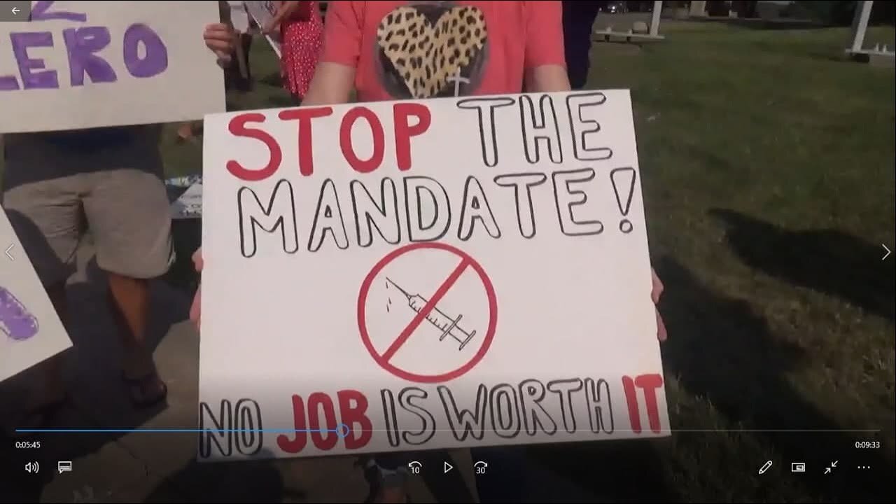 Winston-Salem Healthcare Workers Say "HARD NO" to MEDICAL TYRANNY from Novant Health - Part 1