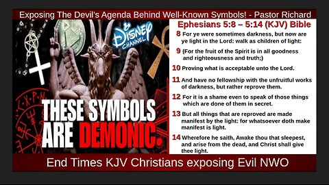 Exposing The Devil's Agenda Behind Well-Known Symbols! - Pastor Richard