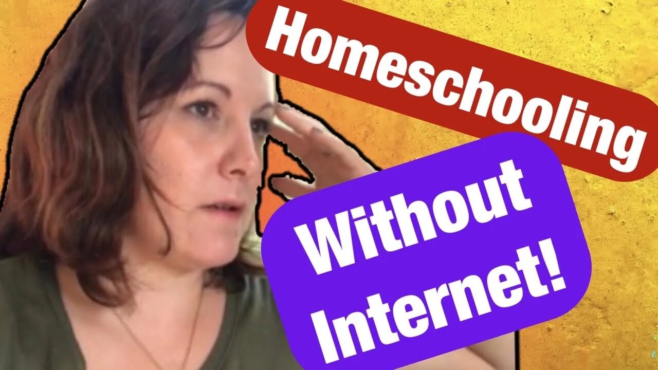 Homeschooling without internet/ how to homeschool without internet/ homeschool life no internet