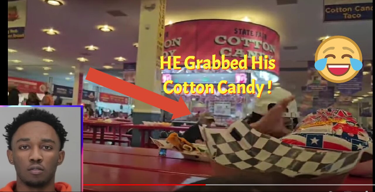 Man Grabs Cotton Candy During State Fair Of Texas Shooting!