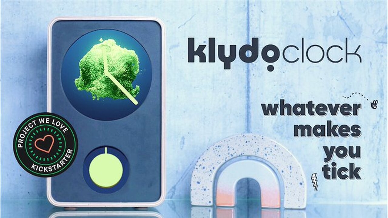 Klydoclock - Animated Art Meets an Analog Clock