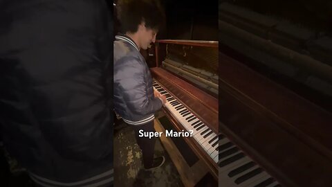 HE CAN PLAY?! #funny #viral #comedy #shorts #music #mario #piano