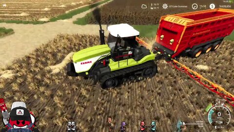 harvesting. hauling bales. investigating more new mods. Griffin, IN. PC