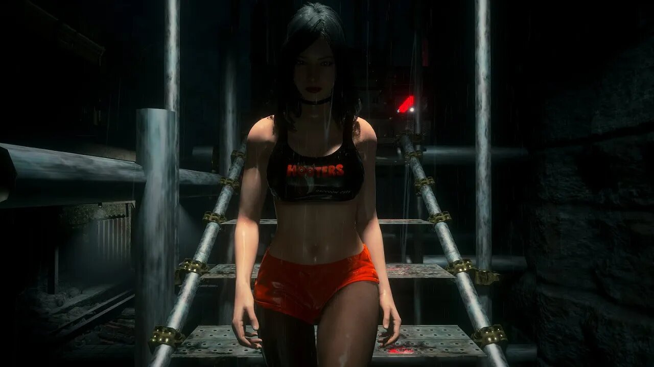 Resident Evil 2 Remake Ada Hooters Girl outfit [4K] Exclusive Mod