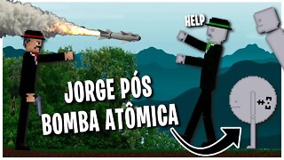 Jorge tatuado pós bomba atômica no People Playground