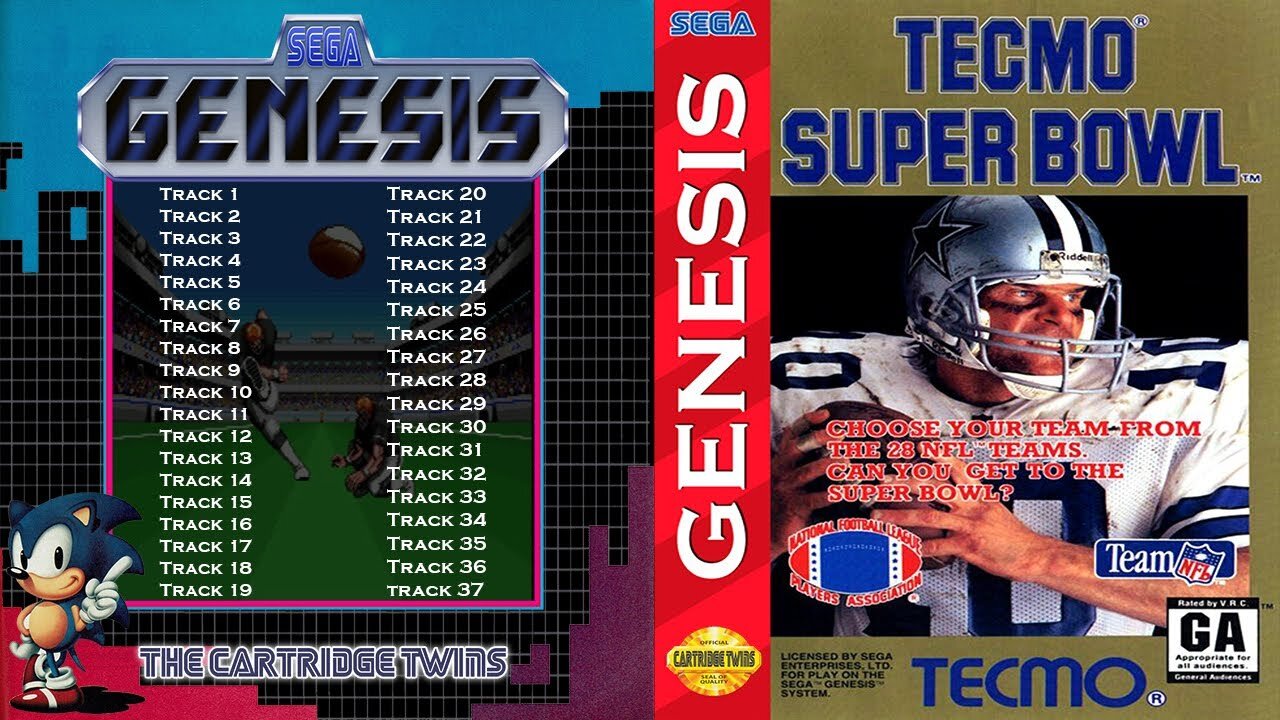 Tecmo Super Bowl (Genesis) | Arcade | Gameplay |