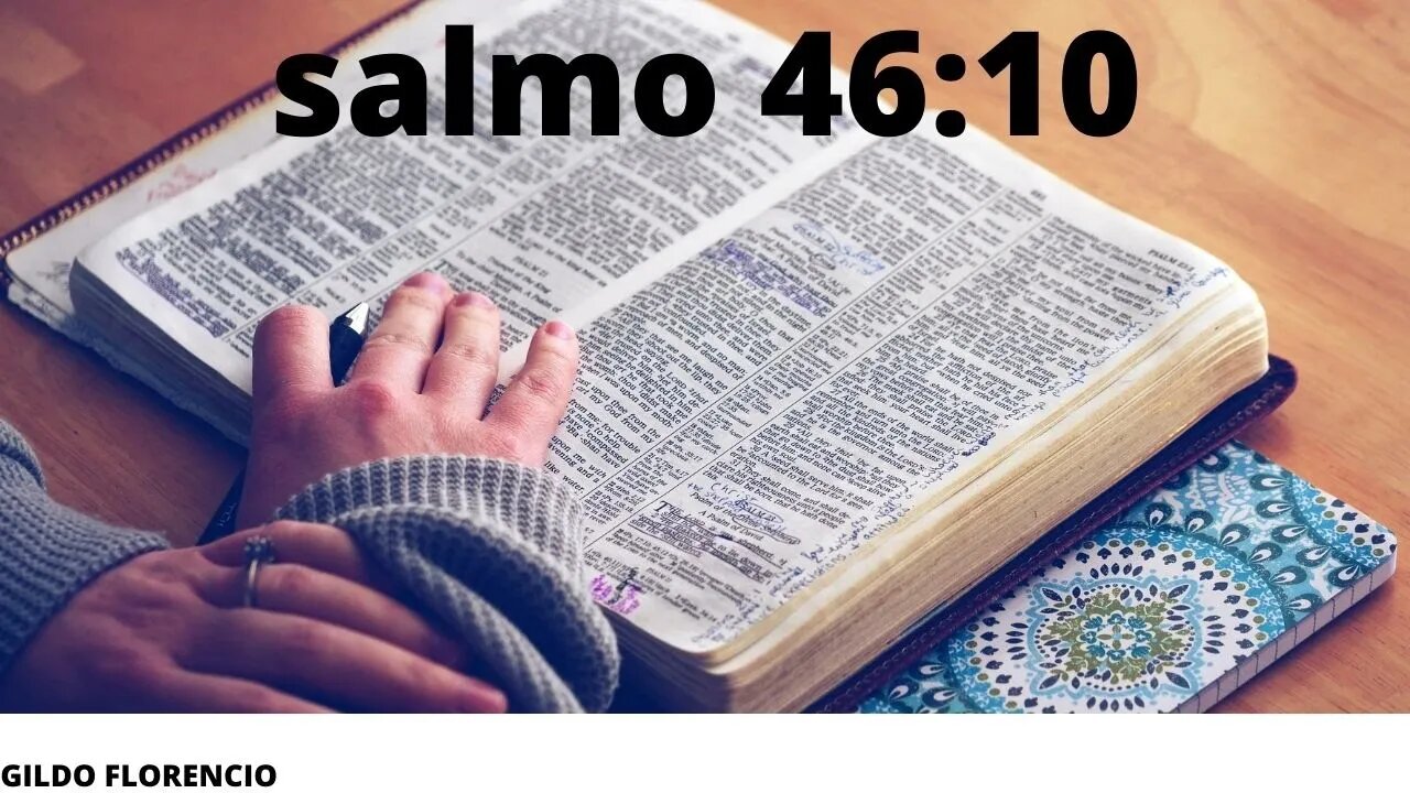 SALMO 46 INTERPLETAÇÃO CORRETA - PODEROSA PALAVRA NO SALMO QUARENTA E SEIS