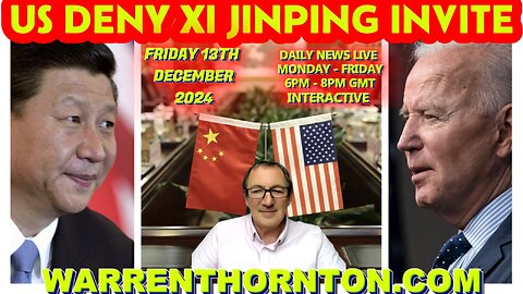 US DENY XI JINPING INVITE WITH WARREN THORNTON