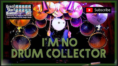 No Drum Collector * Mirrored Kit Minute: Linear Squared * Larry London