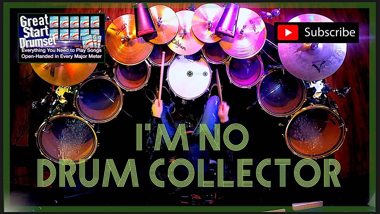 No Drum Collector * Mirrored Kit Minute: Linear Squared * Larry London