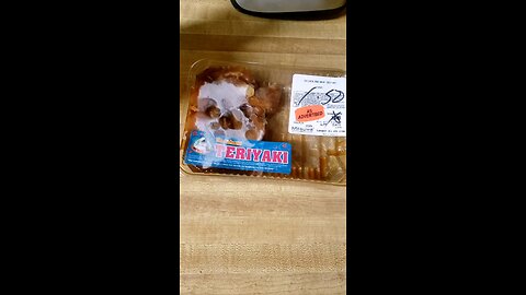 trying low cost chicken Teriyaki