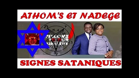 Les "chantres" Athoms et Nadège adorent satan⚠️Signes sataniques et maçonniques dans leurs clips