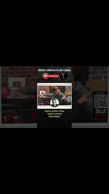 DANILO GENTILI SOBRE REGIS TADEU #shorts #danilogentili #registadeu #podihhcast