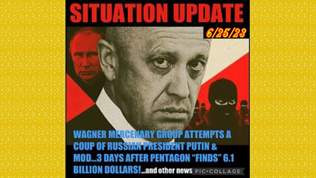 SITUATION UPDATE: Three Days After Pentagon “Finds” 6.1 Billion Dollars, Biden Corruption Revealed