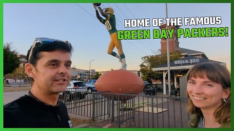 LIFE IN THE USA! VISITING THE HOME OF THE GREEN BAY PACKERS AMERICAN FOOTBALL TEAM IN WISCONSIN!