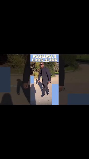 COME AND SEE MAHAMA'S LOOK ALIKE😂 🤣 #shorts