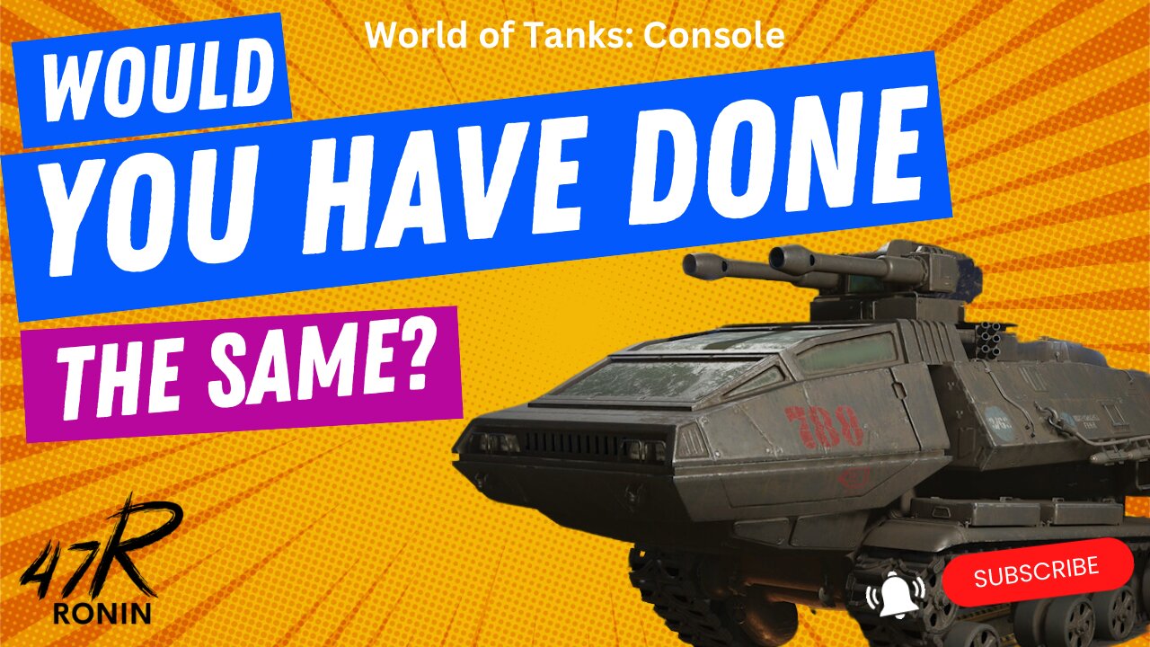 Would you do this at the end? | H.I.S.S. | World of Tanks: Console