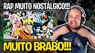 REACT Rap dos Gennins de Konoha - ESPECIAL 200K Pt.2 | URT (Prod. @WB Beats)