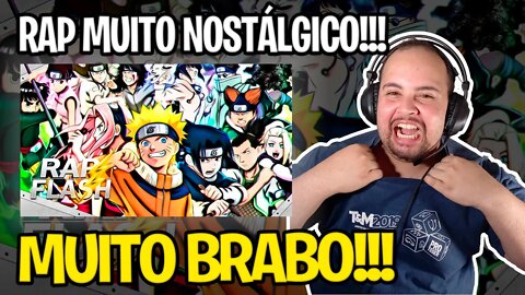 REACT Rap dos Gennins de Konoha - ESPECIAL 200K Pt.2 | URT (Prod. @WB Beats)