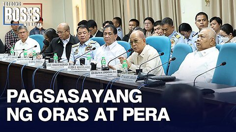 Pagsasayang lang ng oras at pera ang ginagawang pagdinig ng Kamara sa gentleman's agreement