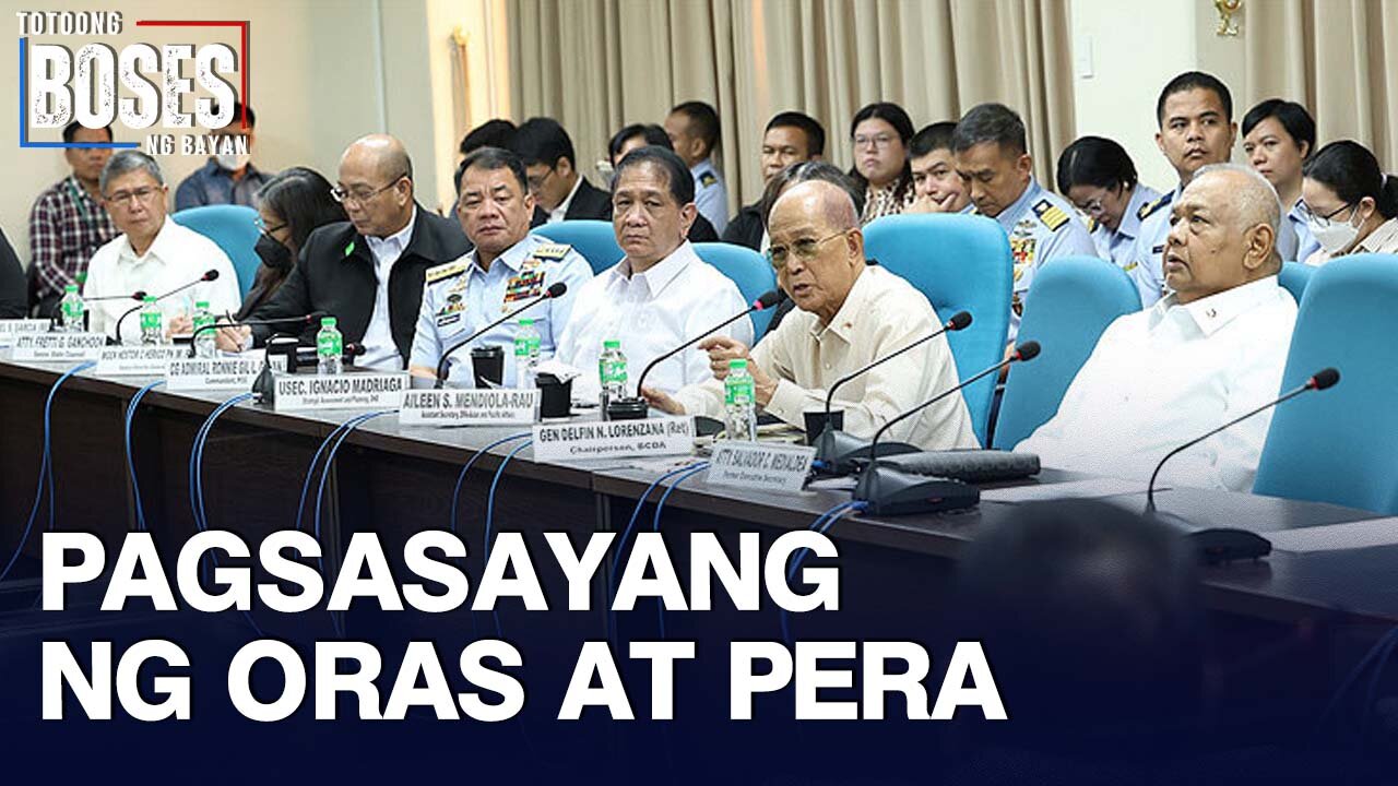 Pagsasayang lang ng oras at pera ang ginagawang pagdinig ng Kamara sa gentleman's agreement