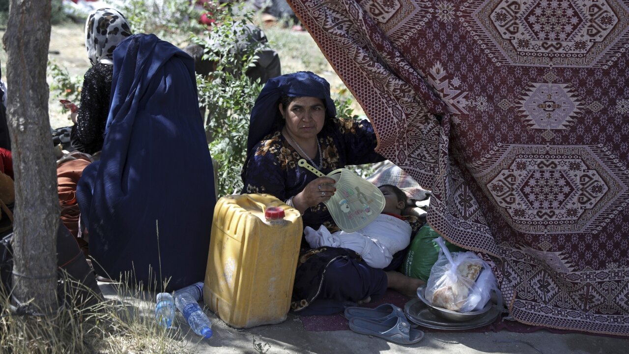 A Look Inside An Afghan Displacement Camp In Kabul