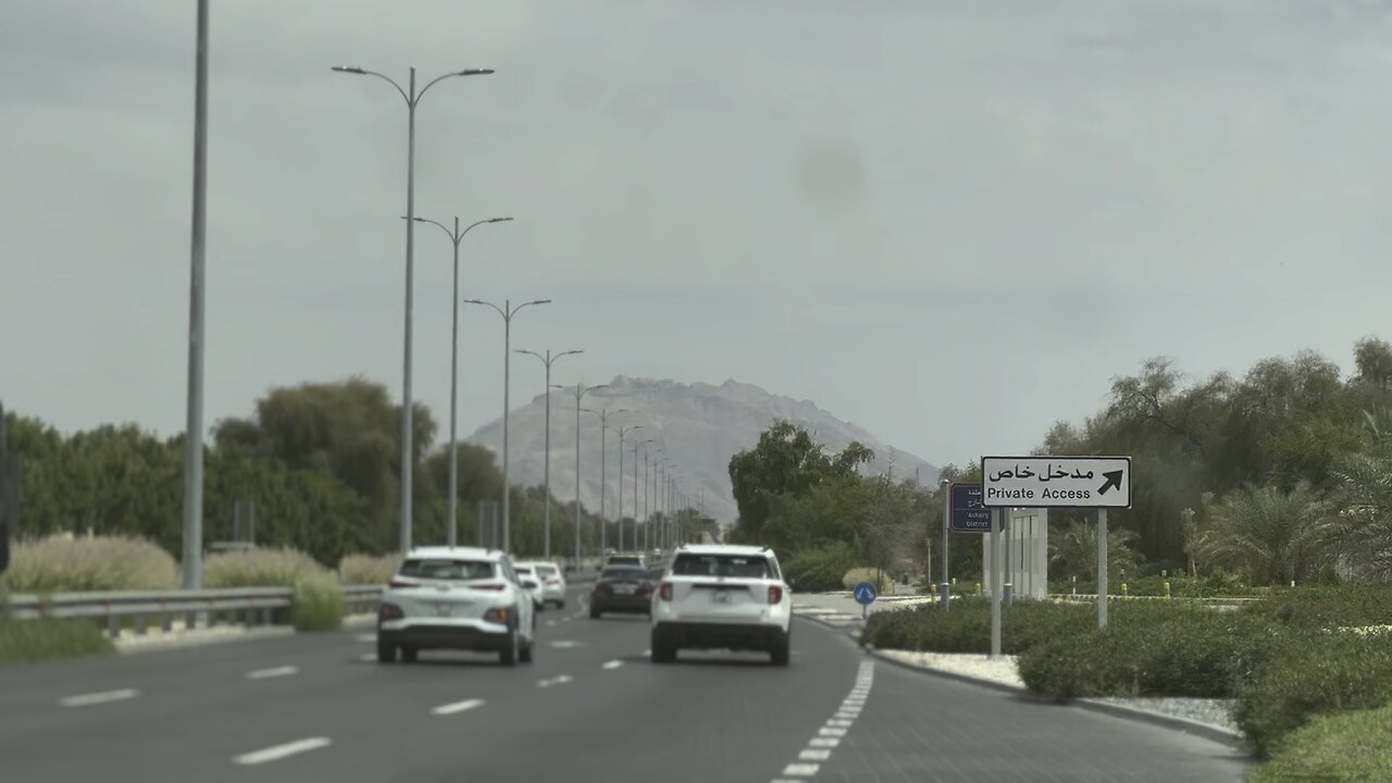 Driving on al ain roads