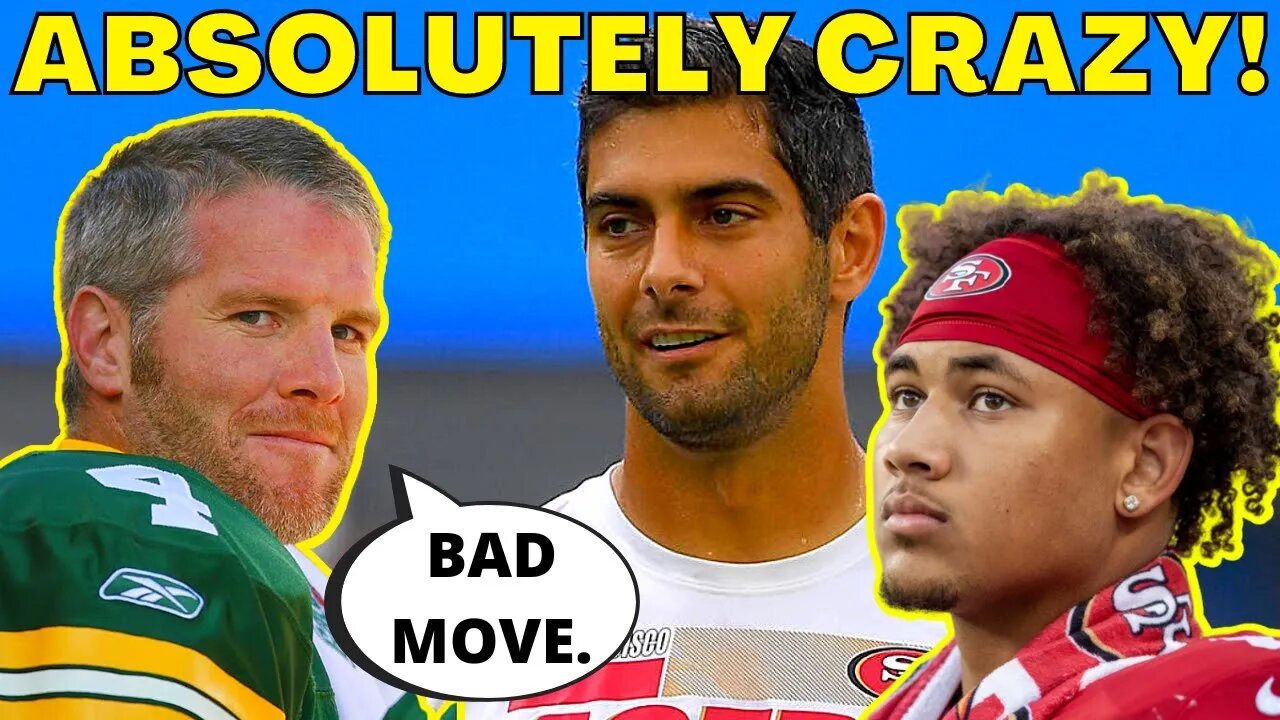 NFL Legend BRETT FAVRE RIPS 49ERS for NOT STARTING Jimmy Garoppolo & SITTING Trey Lance!