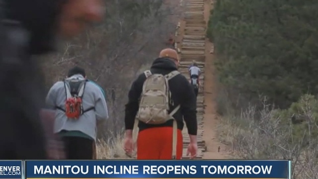 Manitou Incline reopens Friday