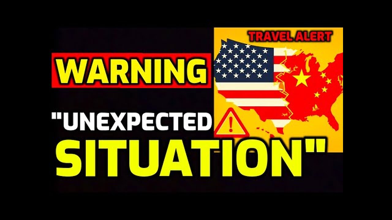 ⛔ EMERGENCY ALERT!! ⛔ They are PLANNING SOMETHING BIG! - China WARNS CITIZENS NOT to TRAVEL to USA