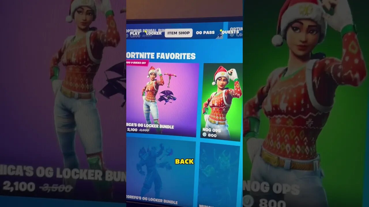 Fortnite Nog Ops Item Shop!