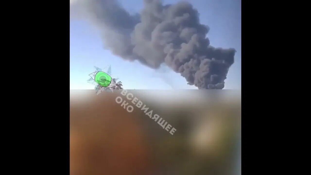 Ukrainian Oil Depot Continues To Burn In Krivoy Rog💥🔥
