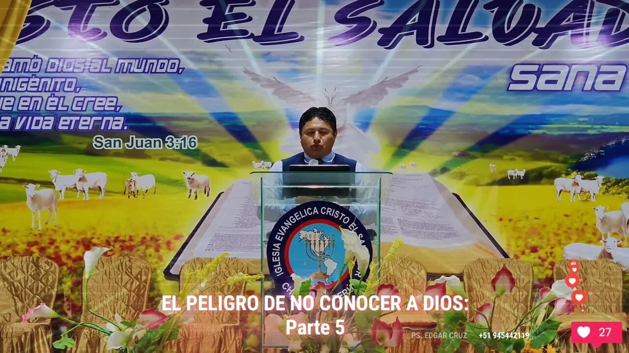 EL PELIGRO DE NO CONOCER A DIOS: Parte 5 - EDGAR CRUZ MINISTRIES