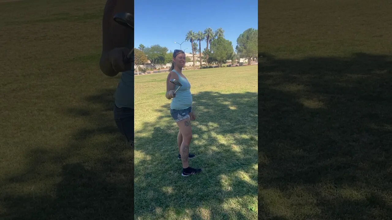 Teaching my Girl How to Golf #relationshipgoals #golf #hobbies