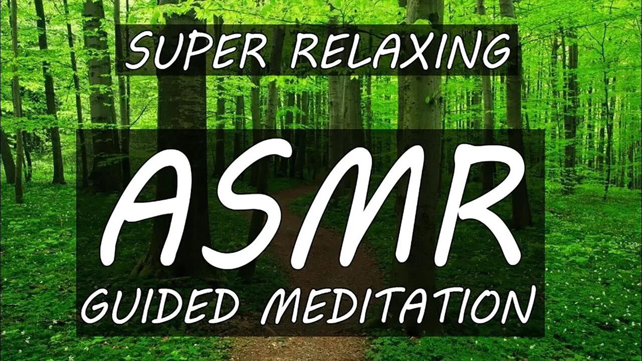 ASMR Guided Mediation Visualization Forest Journey | Stress Relief and Help Sleeping