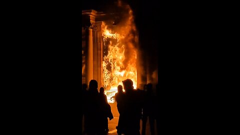 FRANCE- France burns for freedom.