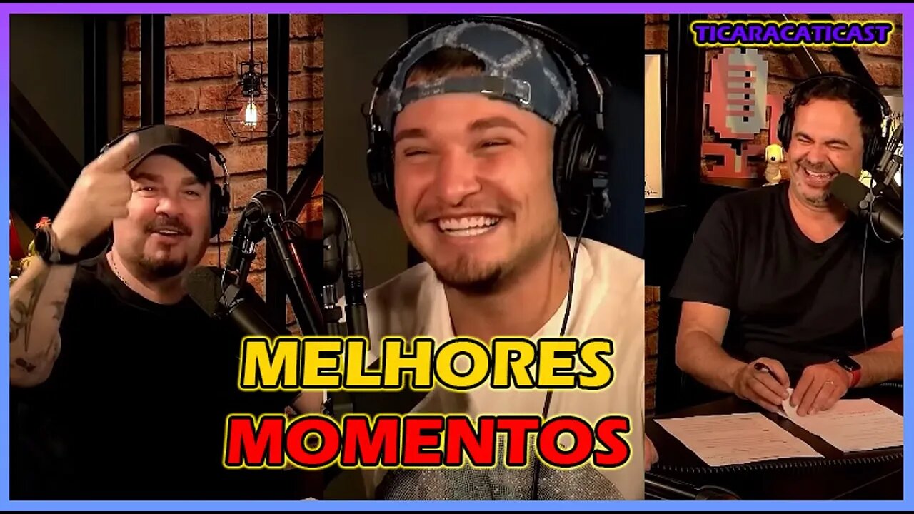 MELHORES MOMENTOS MC GUI NO TICARACATICAST - CARIOCA E BOLA