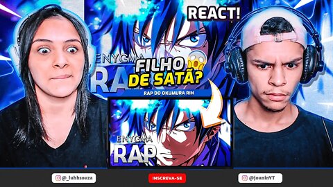 Rap do Okumura Rin (Ao no Exorcist) | O Exorcista Azul | Enygma 68 | [React RapNerd] 🔥