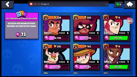 Veja a minha live de Brawl Stars!!